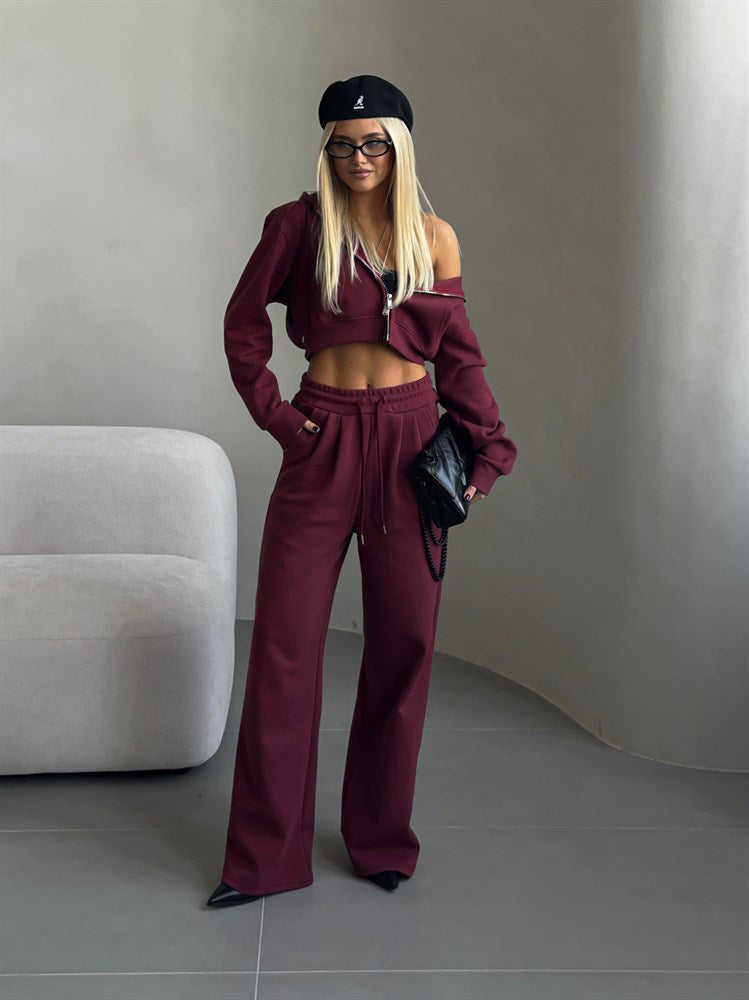 Isabella Cropped Lounge Set